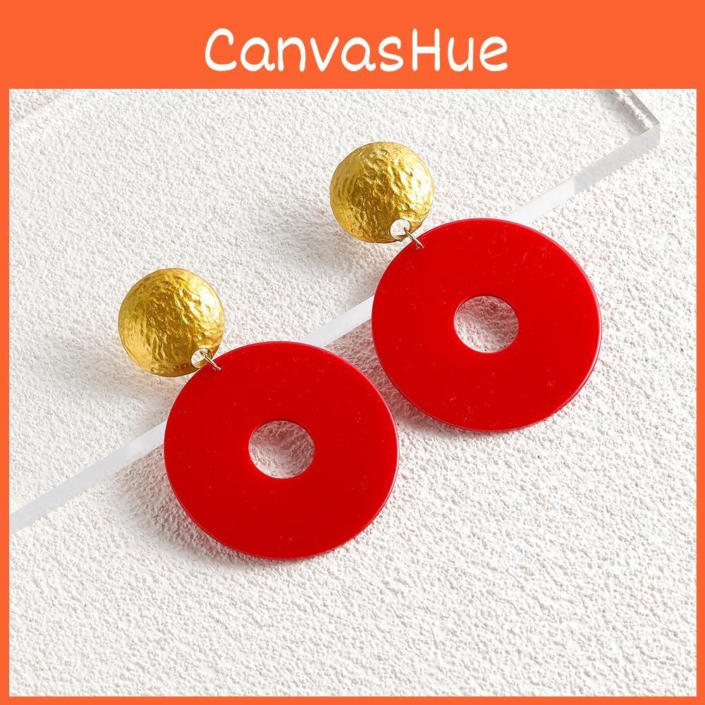 Hoop Modern Alloy Earrings Versatile Geometric Accessory For Women Jewelry Popular