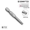 S2 Torx T5-T40 & Phillips Screwdriver Bit Set with Holes - Electric Compatible