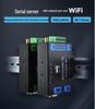 Industrial RS232/485 Serial-to-Ethernet Modbus Gateway with Wall and DIN Rail Mounting.