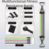 11Pcs/Set Durable TPE Tension Rope Set Anti-Break Elastic Training Band  Home Workout