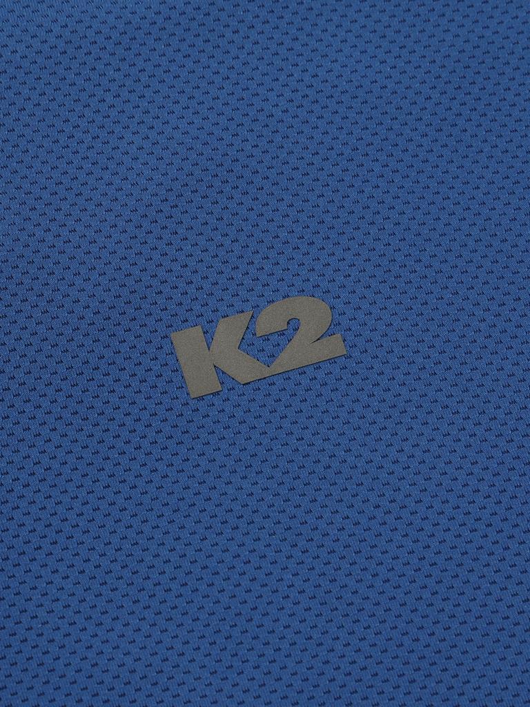 K2 Boost_Mesh Short Sleeve Zip-Up_K.Blue