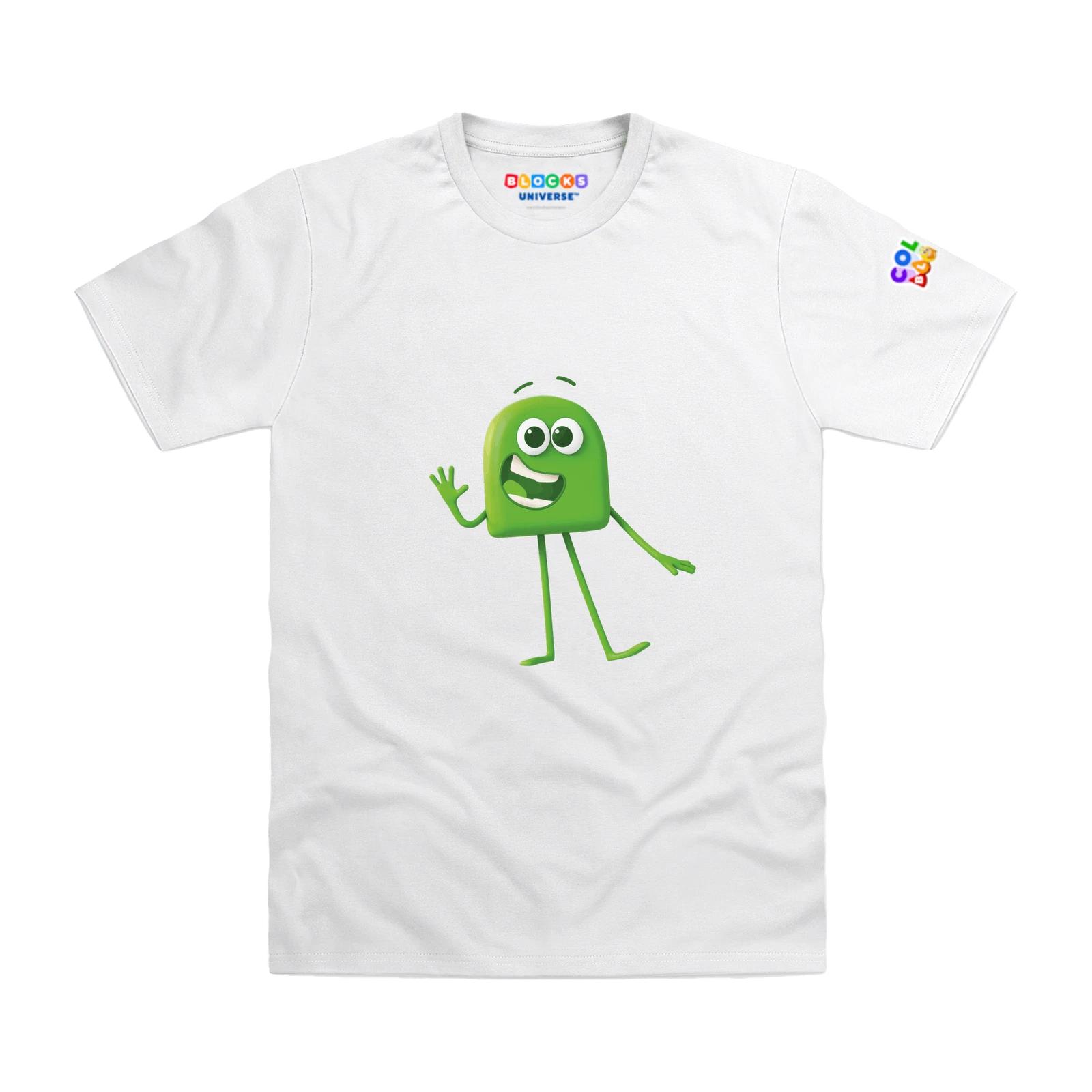 Officially Licensed Colourblocks - Colourblock Green Kids T-Shirt 150