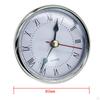 Clock Insert Round Mini 8cm Replacement for Living Room Guest Classroom Arabic Number