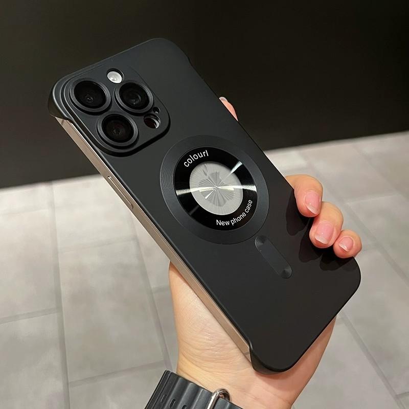 Apple 16proMax Magnetische Ladehülle mit fehlendem Etikett Anwendbar für IPhone15 Ultradünne Randlose 14 Schutzhülle