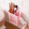 CHAHUA Wall-Mounted Plastic Chopstick Storage Holder