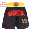 Muay Thai & Sanda Boxing Shorts Set - Sports Training Uniform for MMA Fighting