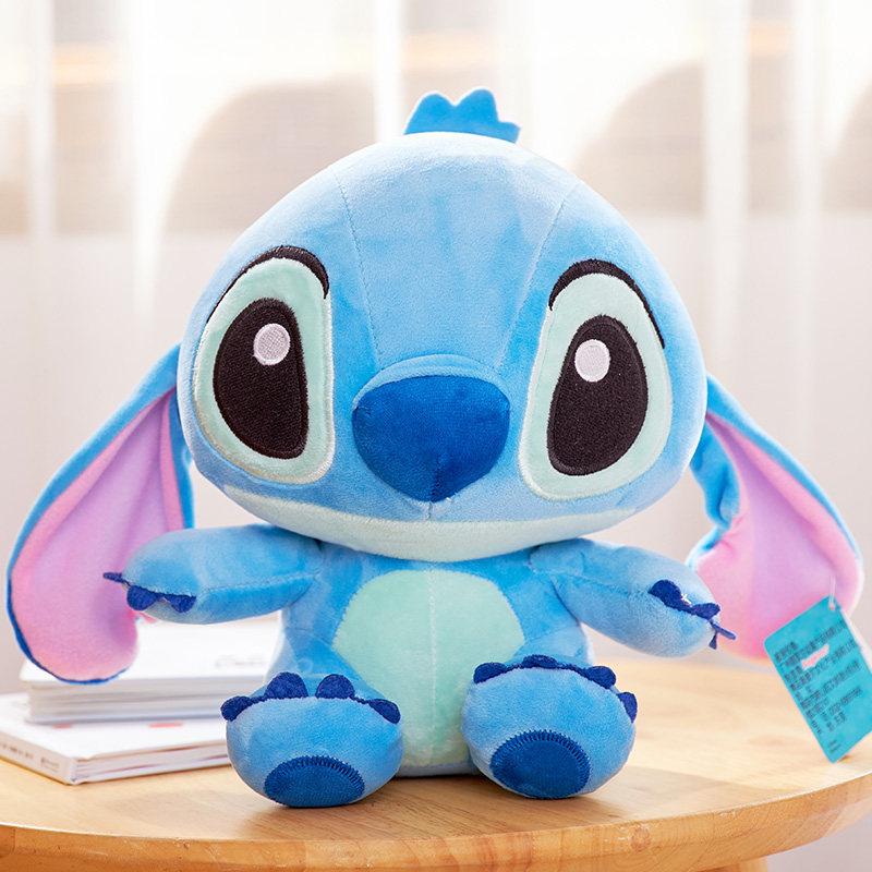 Disney Lilo & Stitch Plush Toy Set - Cute Couple Gift Doll Ornament With Authenticity Hologram