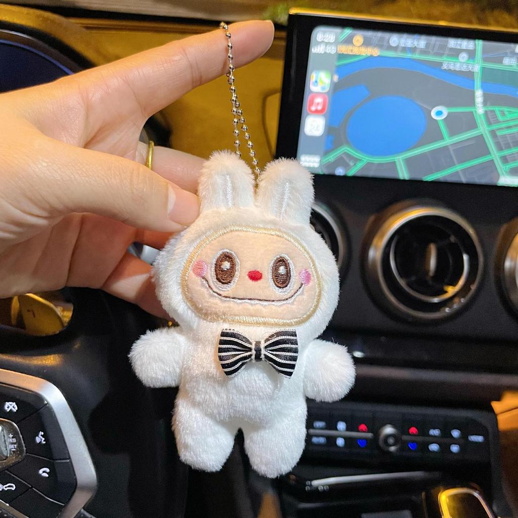 Cute Plush Doll Keychain Creative Cartoon Pendant Bag Charm For Couples