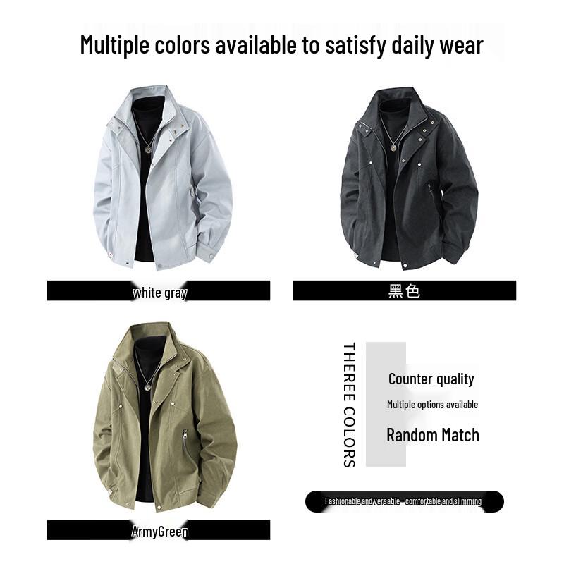 Men's American Retro Loose Fit Flight Jacket