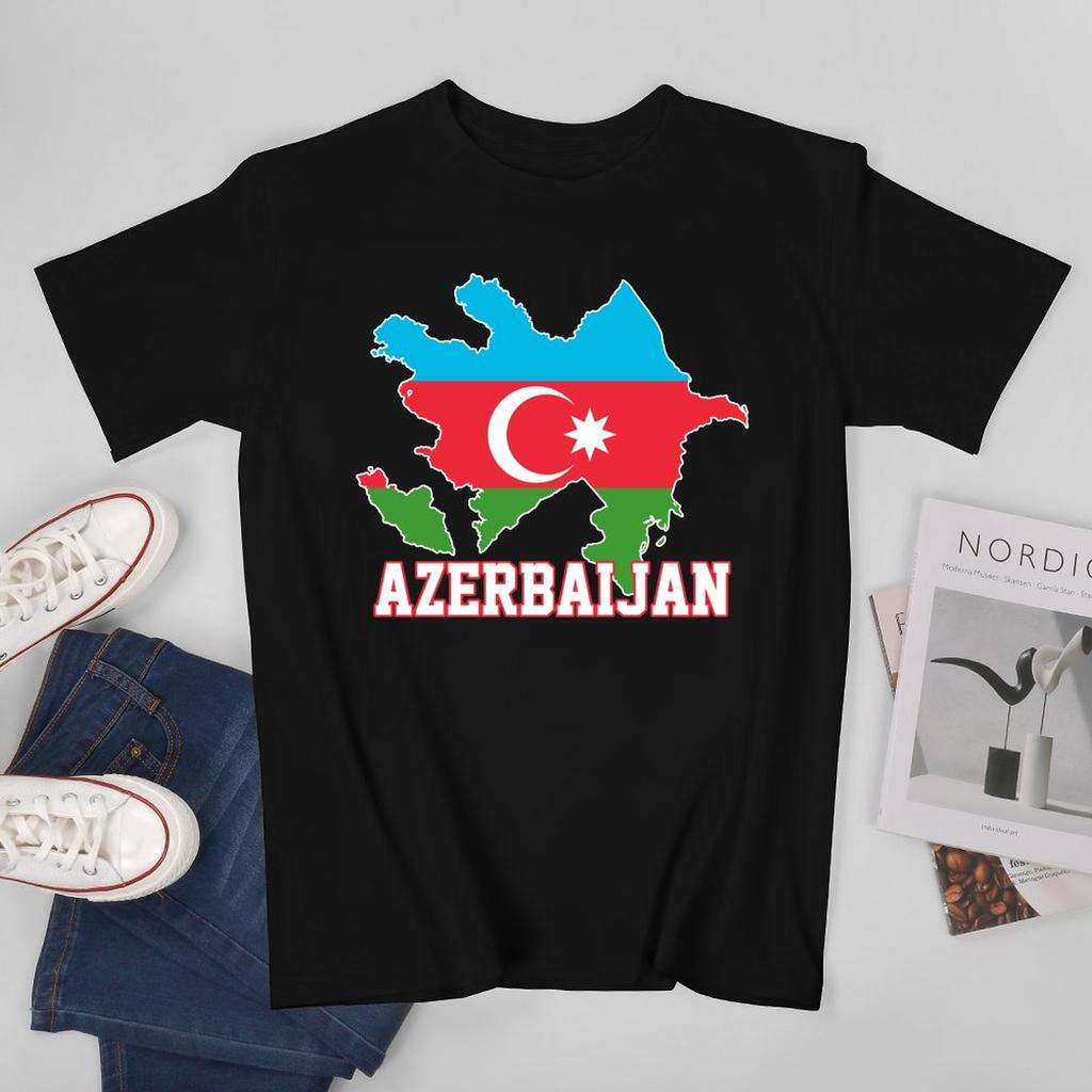 More Design Azerbaijan Flag Azerbaijani Unisex Tshirt Tees Tshirt Oneck T Shirts Unisex Boys Clothing 100 Cotton