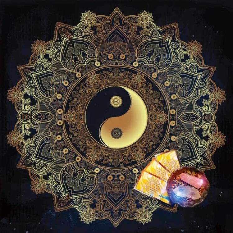 Metaphysical Game Mat Pendulum Divinations Altar Tablecloth Board Game Card Pad