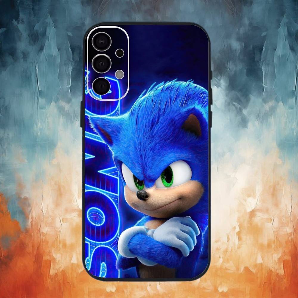 S-Sonic The H-Hedgehog Phone Case For Samsung S25,S24,S21,S22,S23,S30,Ultra,S20,Plus,Fe,Note,10,9,5G Black Cover