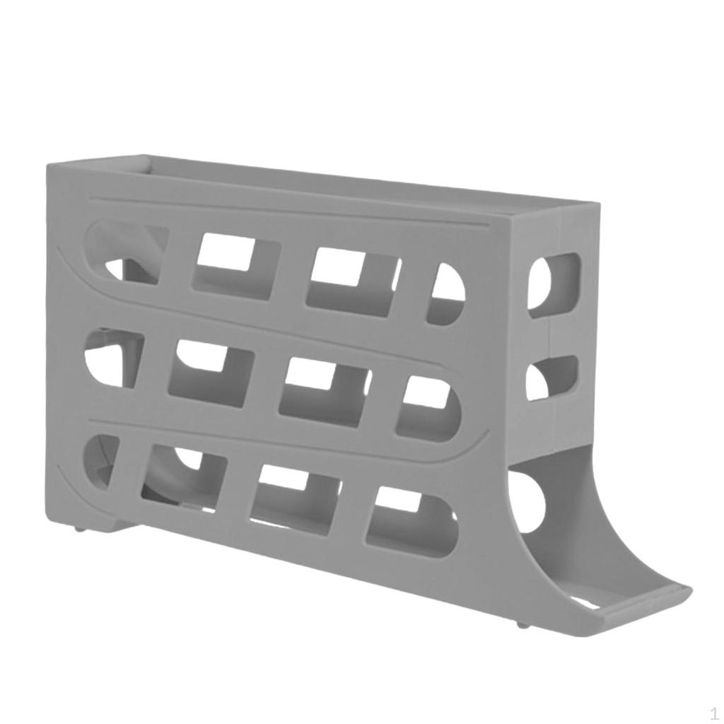 Automatischer Roll-Down-Ei-Spender, frische Ablage, Organizer, Eierbehälter für