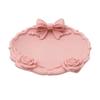 Plastic Bow-Shaped Jewelry Dish Smooth Surface 3D Printed Tray Jewelry Storage Tray  Bathroom Decor