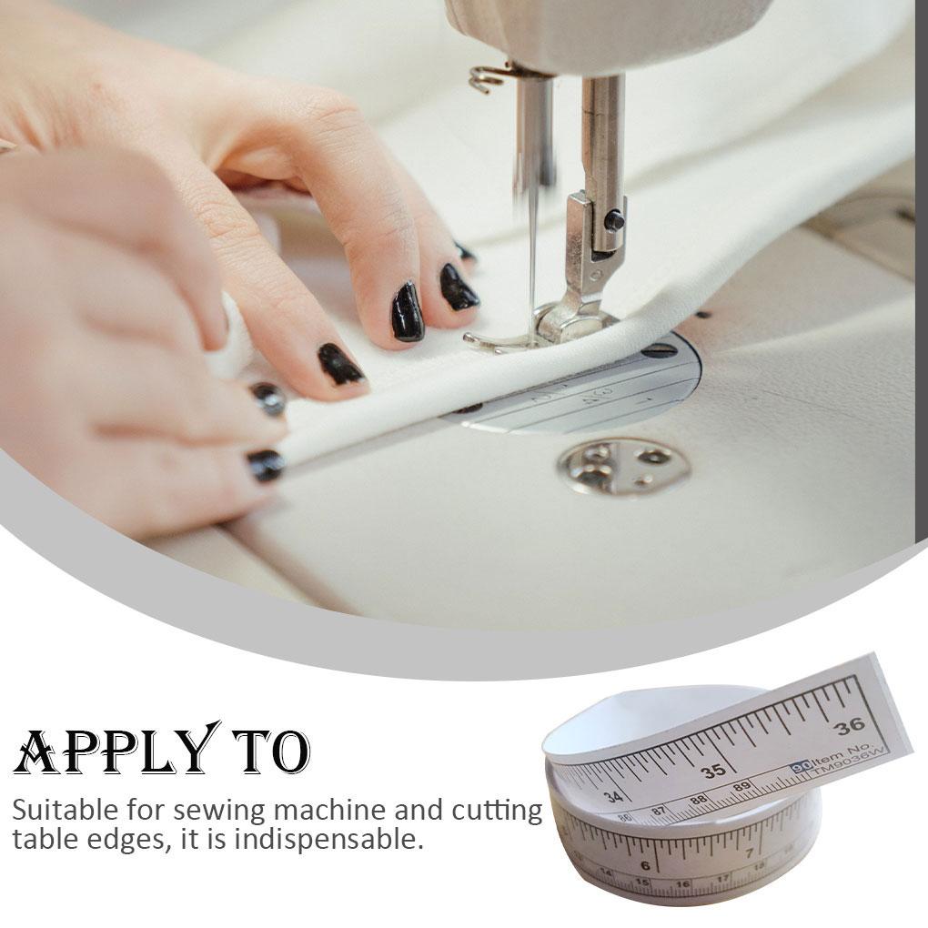 Ruler Portable Professional 90cm Graduated Adhesive Sewing Machine Sticker Indoor Table Measure Tape Accessories