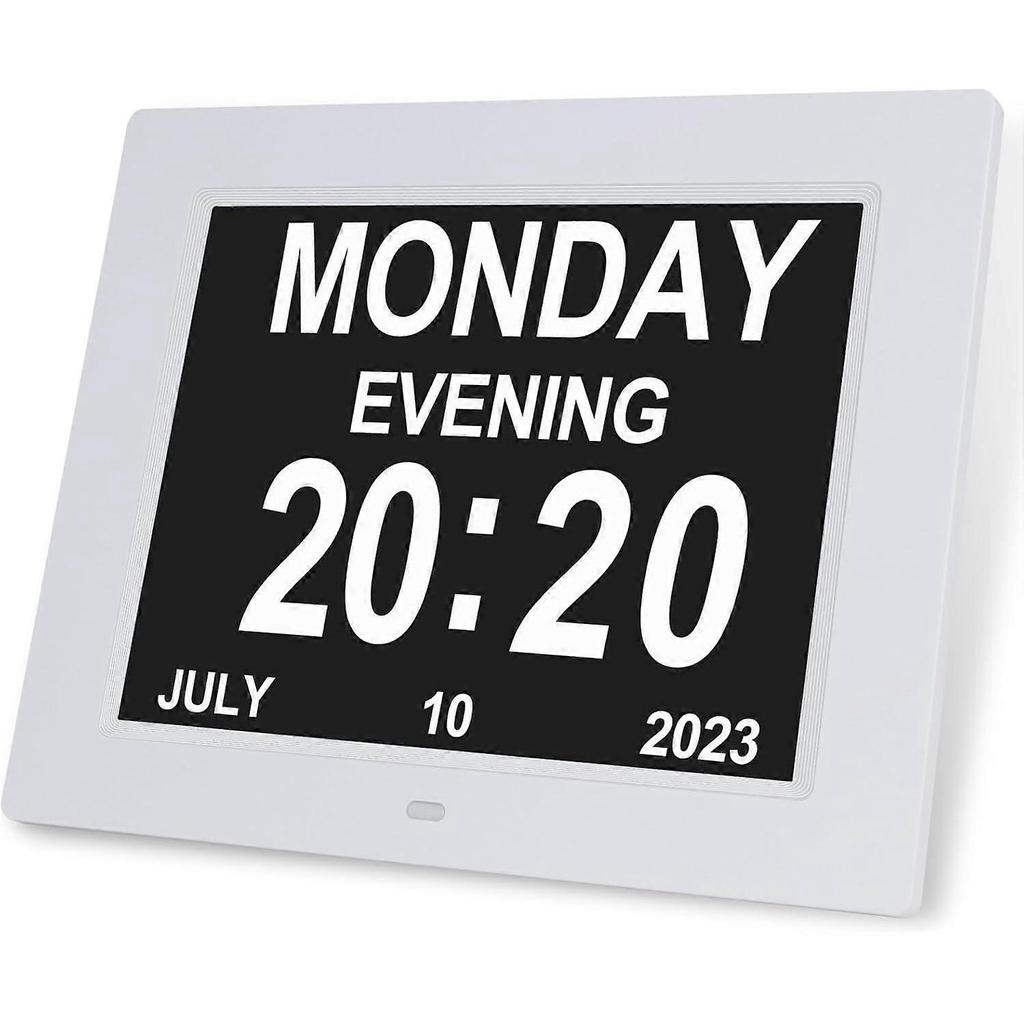 Orologio Alzheimer Orologio Con Giorno E Data Per Anziani Calendario Sveglia Digitale