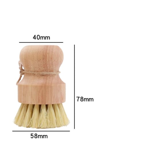 Sisal Brush, Kitchen Brush, Scrubbing Brush, Pot Brush, Stain Removal Brush, Hangable, Antibacterial, Wear-Resistant, Stylish, Multi-Function Bowl Bru