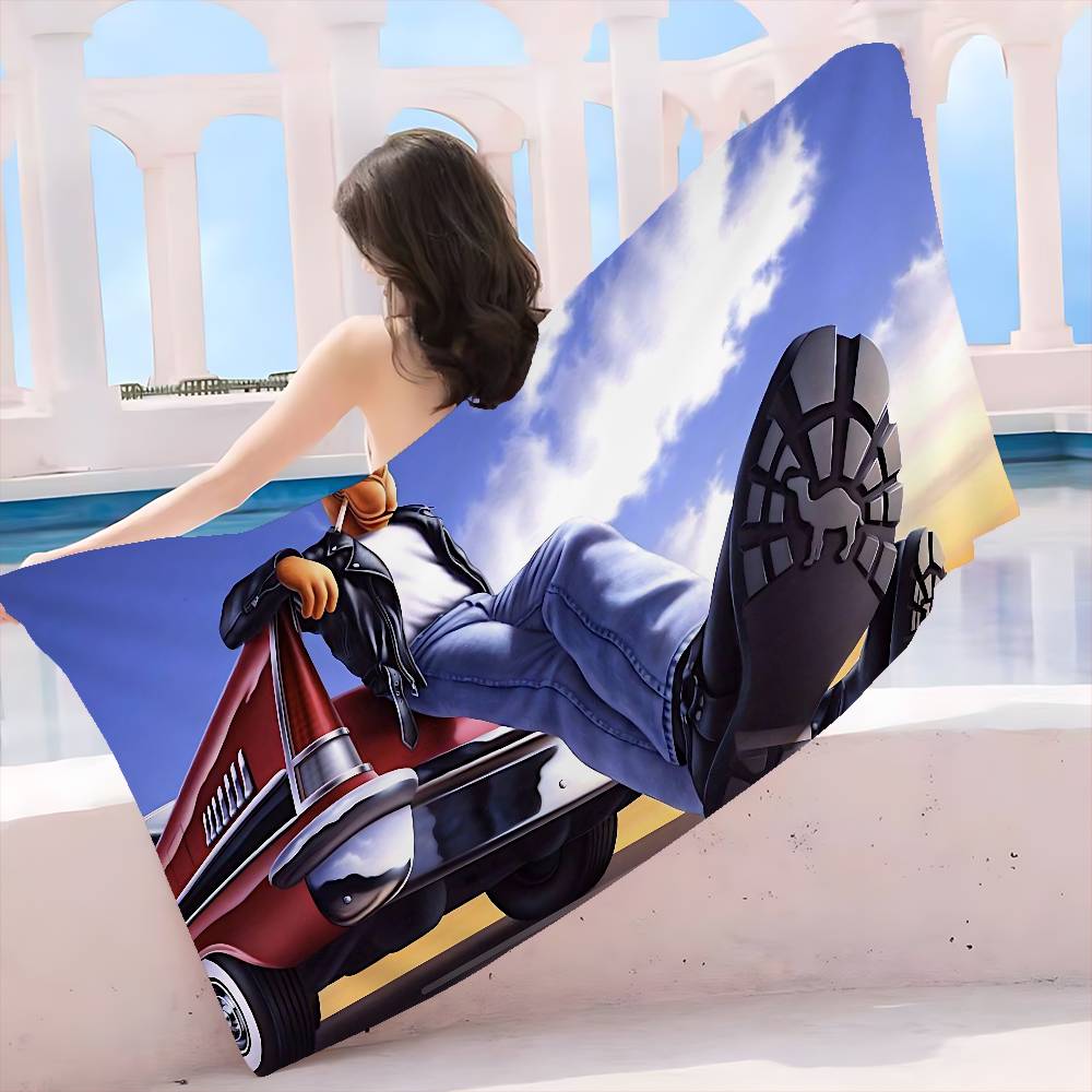 Fashion Brand C-Camel Logo Big Microfiber Beach Towels Quick Dry Towel Sand Beach Towels Pool Towel for Travel Swim Pool Yoga