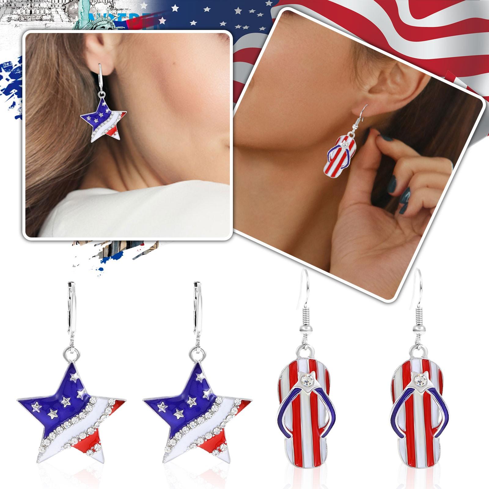 

Серьги-звезды ко Дню Независимости Интересная обувь Серьги Аксессуары Подарки A