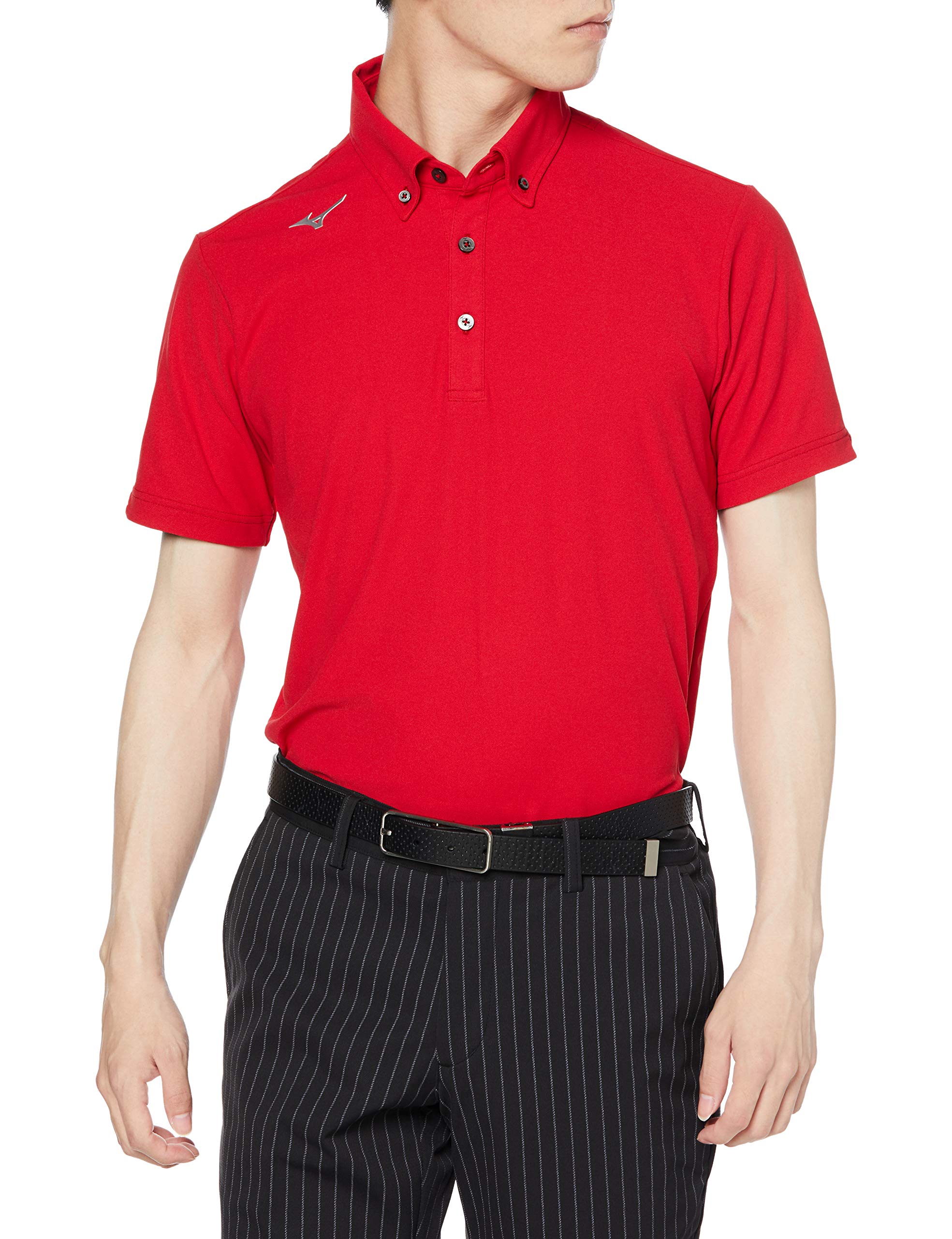 

Mizuno Golf Stretch Made in Chinese Size XL Men s Shirt, Button-Down, Fabric, Japan, Red, (Product Code 52MA0020)