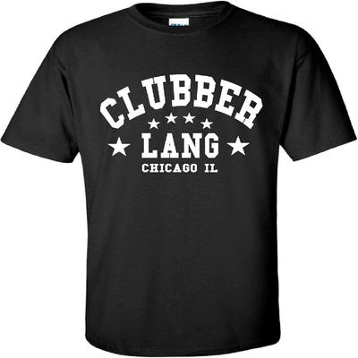 Clubber Boxen Fitnessstudio Training Schwarzes T-Shirt
