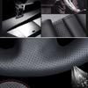 GLK X204 2008-2012 Black Artificial Leather Car Steering Wheel Cover For Mercedes Benz C-Class W204