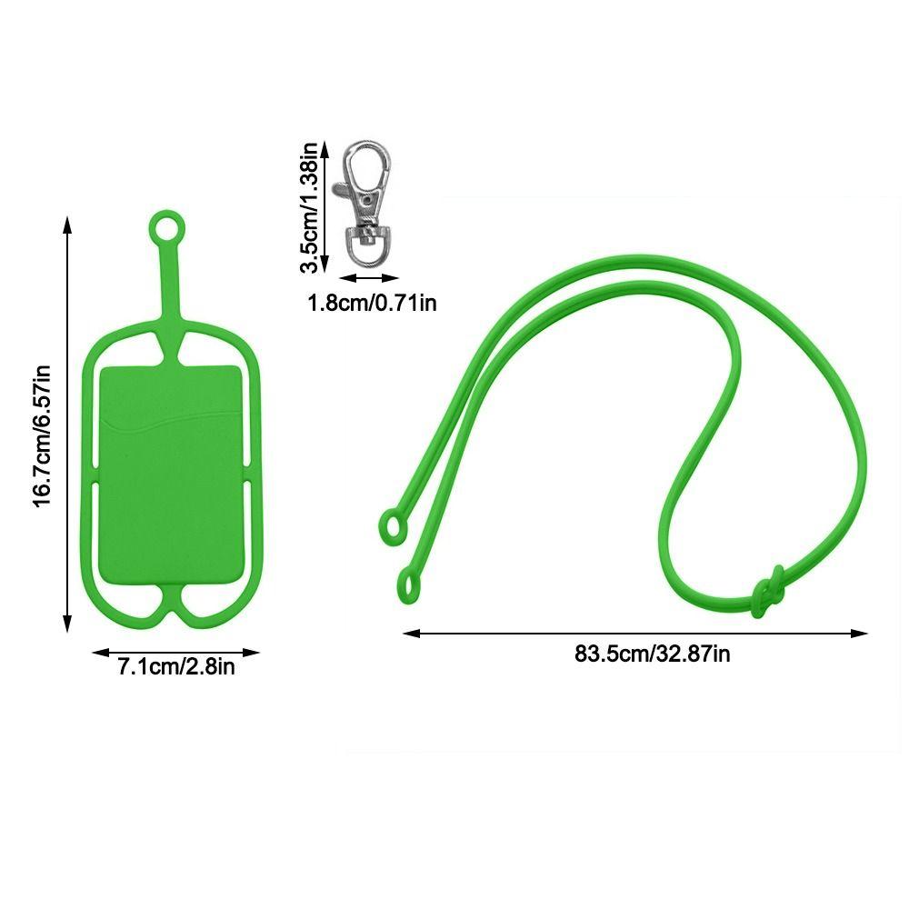 Universal Phone Lanyard Silicone Cell Phone Lanyard Holder Phone Hanging Sleeve Phone Case