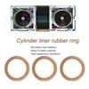 5Pcs Rubber Piston Rings Wear-resistance Insulation Pump Cylinder Insulation Rings Air Compressor Parts