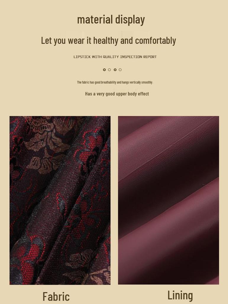 2025 Spring/Autumn Chinese Style Grandma Cardigan: Elegant, Turn-Down Collar Coat & Stand-Up Collar Top for Middle-Aged & Elderly