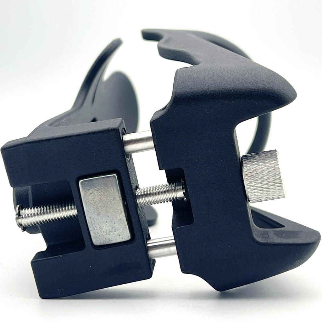 LEXOR Suporte de Bebida para Bicicleta Suporte de Garrafa Montagem com Abraçadeira de Guidão Preto