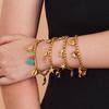 Qiong Yao Ocean DIY Beaded Bracelet Set: Starfish Shell 5A Zirconium Stainless Steel Ornament
