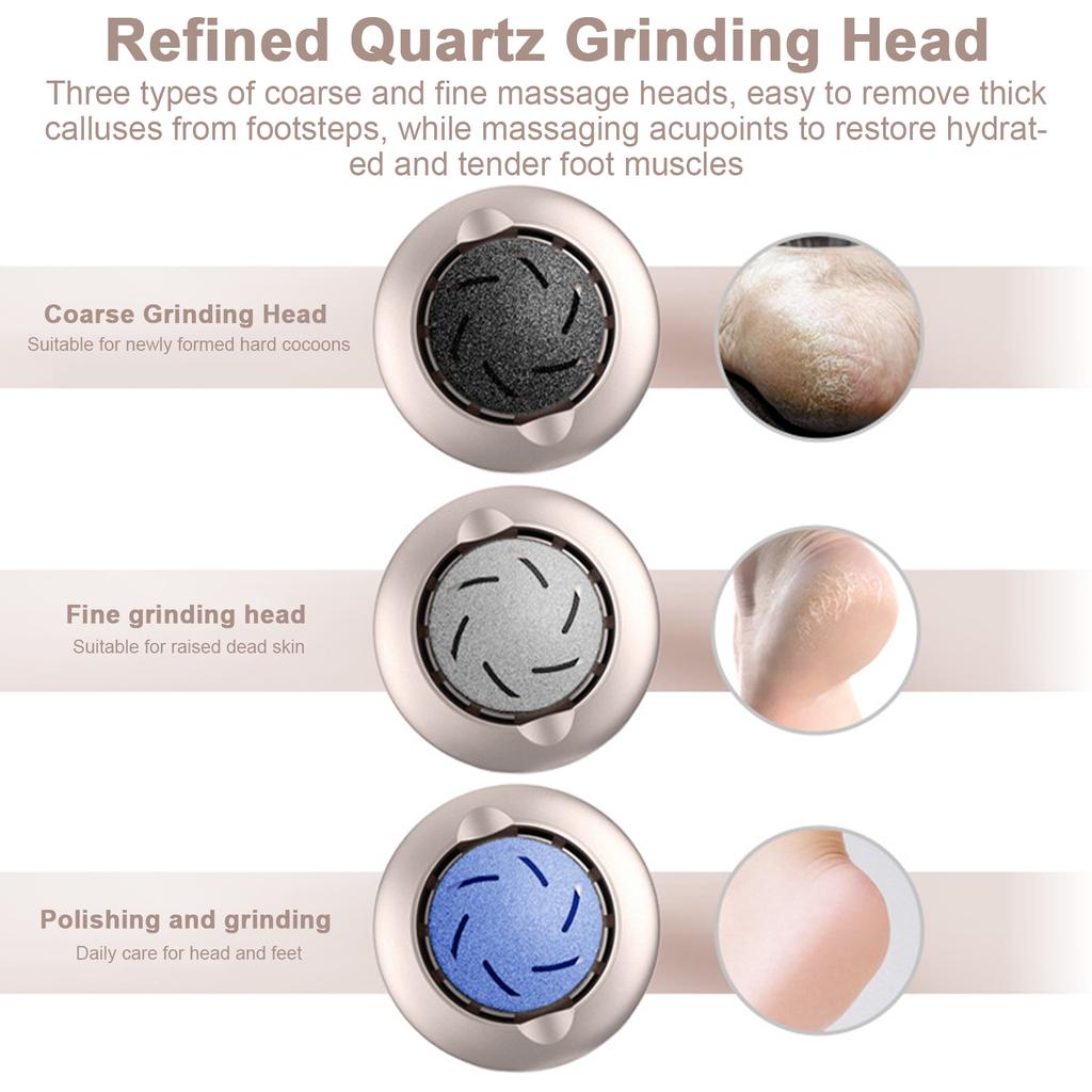 Elektrická bruska na nohy Automatický odstraňovač mozolů na nohou Domácí bruska na nohy Dobíjecí patka