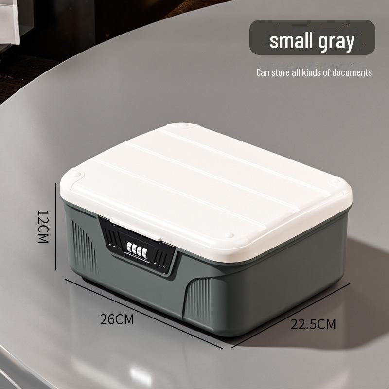 Пластиковый запирающийся ящик для хранения паролей и ценностей надежная конфиденциальность дома или в автомобиле 1950₽