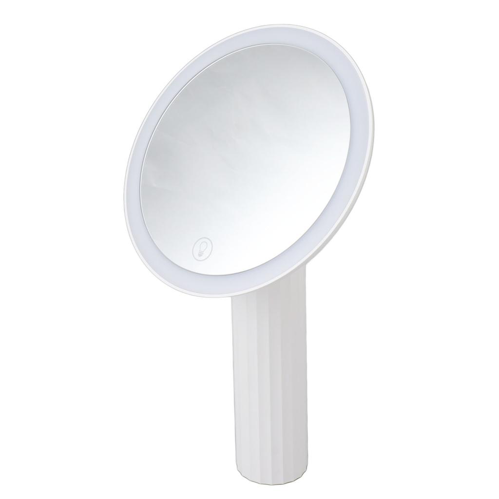 LED Makeup Mirror Portable Handheld Fill In Light Makeup Mirror Large Area Mirror Cosmetic Tool