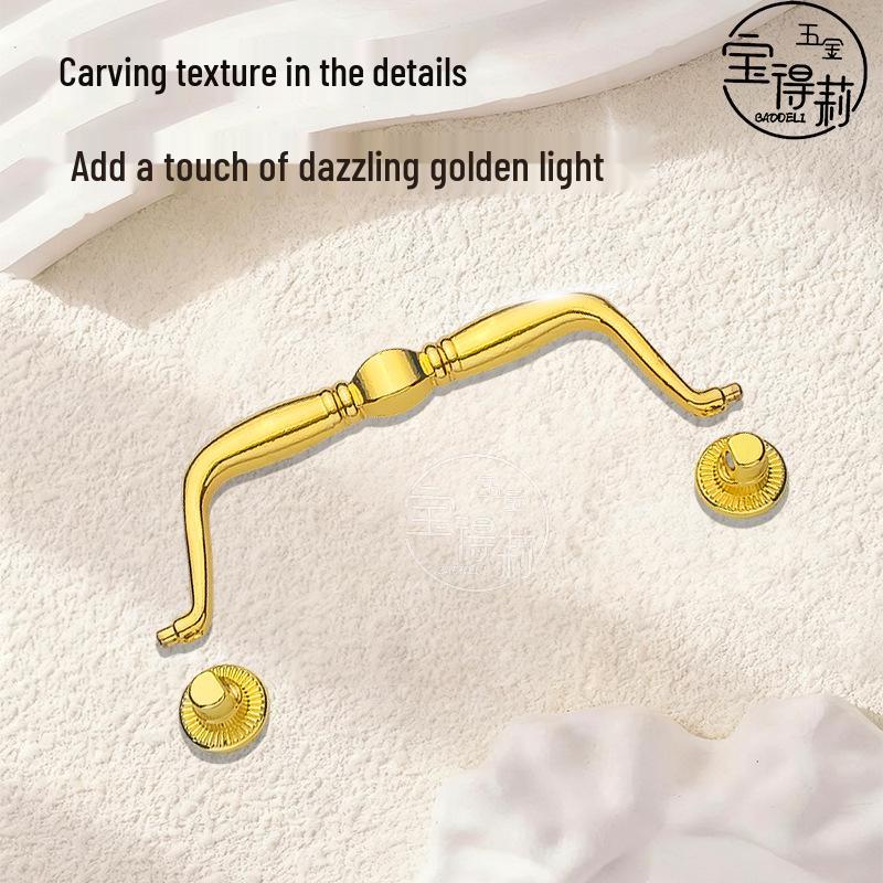 Metal & Wood Cabinet Handle - Plastic Storage Box Door Hardware