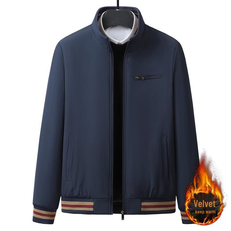 

Мужская зимняя куртка-пуховик класса люкс 2024 - Графеновый хлопок, воротник-стойка, ветрозащитная. L