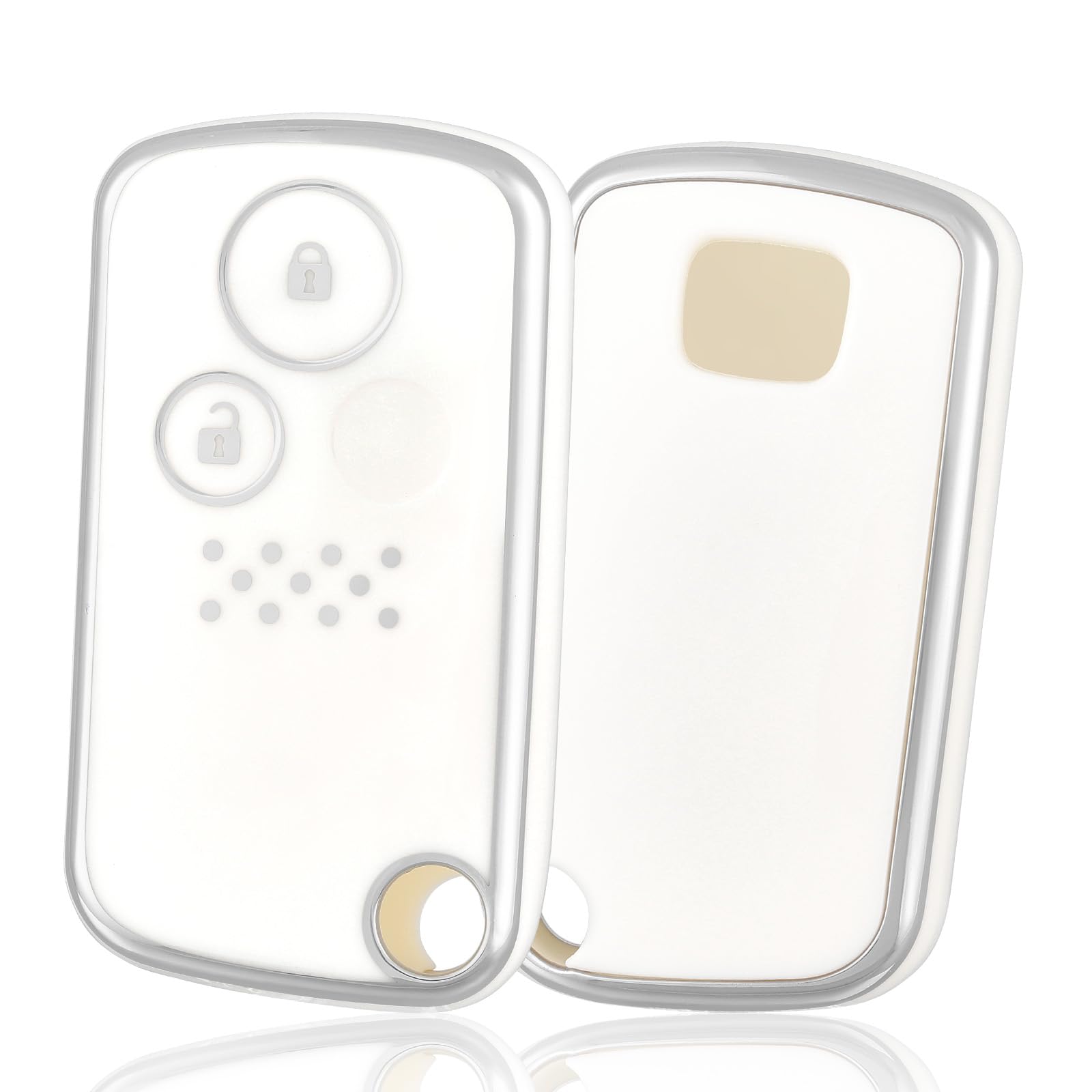 

В ПУТЬ Чехол для ключа TPU Чехол для ключа от машины, Чехол для ключа, Совместим с Новым белый