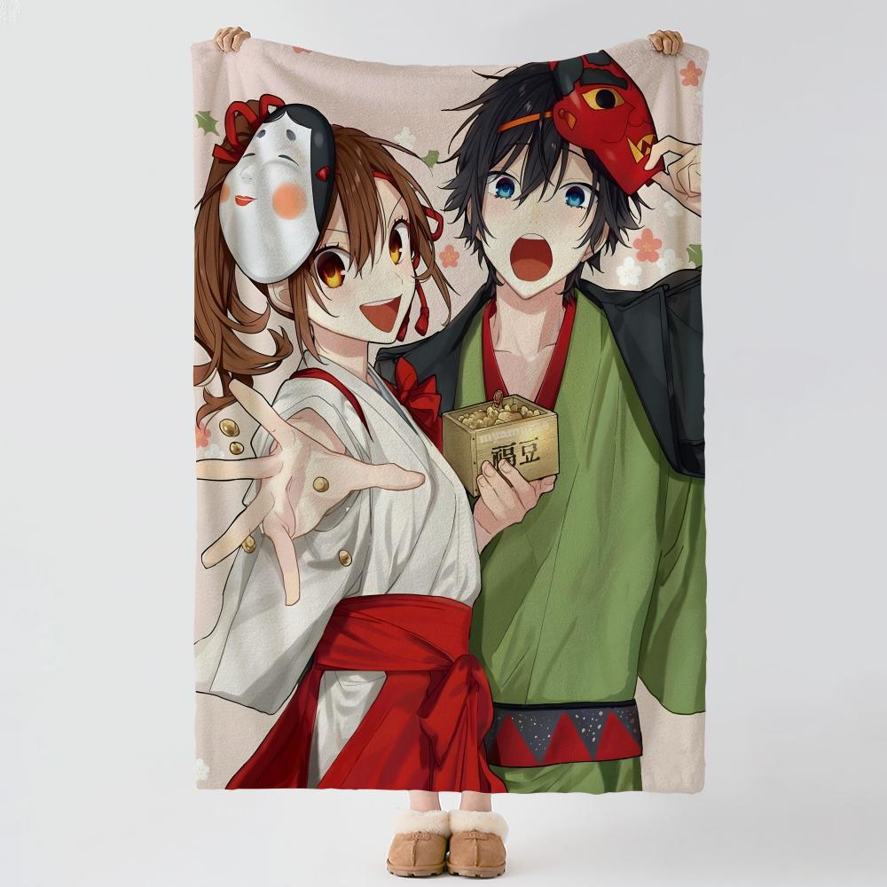 anime H-Horimiya-a Throw Thick Comfort Flannel Quilt, Multi-scene Use Indoor Outdoor Daily Nap