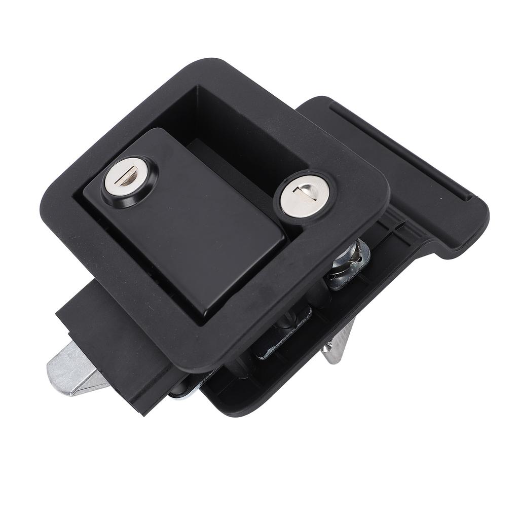 RV Door Lock Zinc Alloy with Back Locking Switch Enhanced Security for Motor Home Travel Trailer