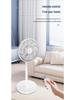 Silent Oscillating Floor Fan with Remote Control for Home or Office