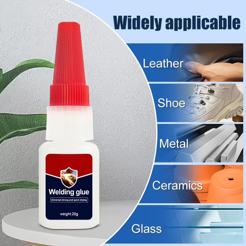 Sekundenkleber Schnellhärtend 10 Sekunden, Starke Verbindung für Kunststoff, Metall, Holz, Stein, Keramik, Glas Mehrzweck-Epoxidharzklebstoff