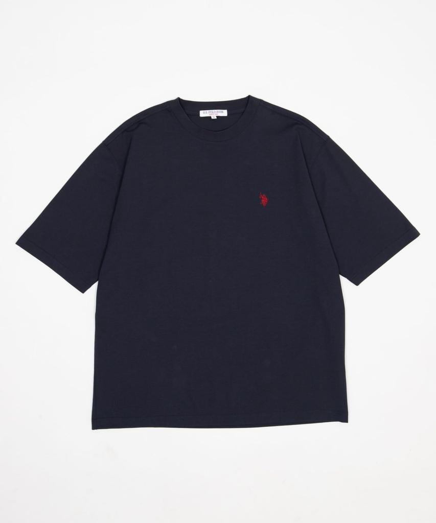 [WEGO] Cool-touch, WEB Exclusive, Special Order U.S. POLO ASSN. One-Point Embroidery BIG T-Shirt, Short Sleeve, Oversized Fit, Loose Fit, Spring, Summ