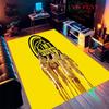 FK Bodø Teppich für Wohnzimmer Schlafzimmer Zuhause Sofadekoration, Rutschfeste Bodenmatte für Kinder zum Spielen