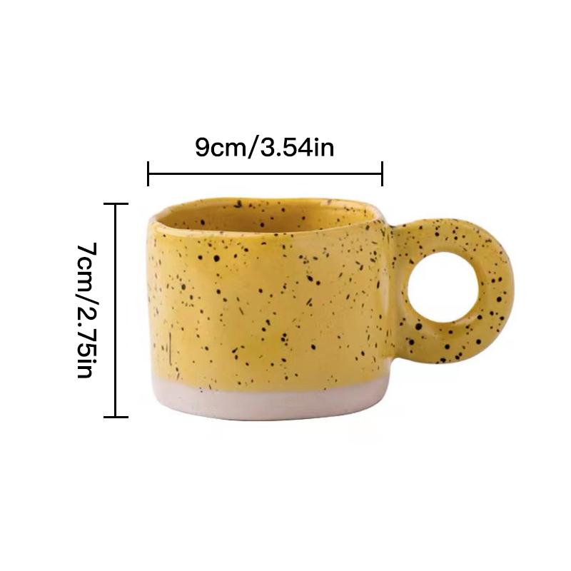 Irregular Ceramic Mug Coffee Cup Milk Tea Cup Breakfast Mug Drinkware Mark Cup Water Cup Household Supplies Gifts