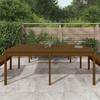 Garden Table Honey Brown 203.5 X 100 X 76 Cm Solid Pine Wood