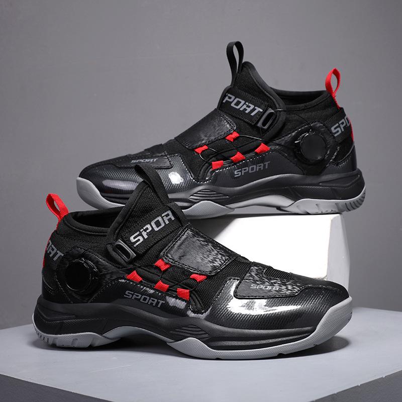 Retro Bingo Marshmallow Cross 2.0 Badminton Shoes - Anti-slip, Shock Absorption, Competition-ready