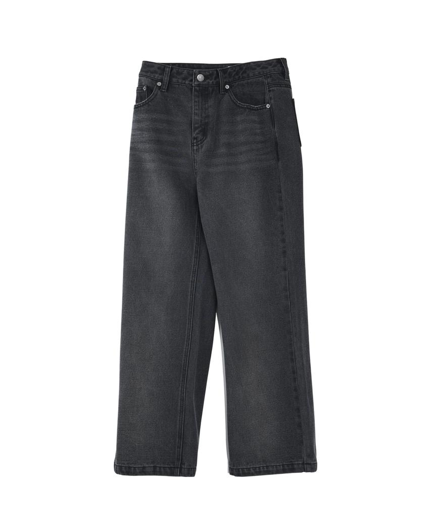 YALE Women'S Straight Denim Pants_Charcoal