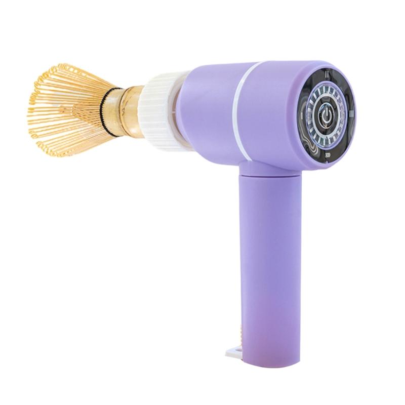 

Portable Electric Matcha Whisk Wireless Handheld Mixer with 3 Speed Plastic Texture Suitable for Home Stirring Use 1