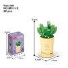 Succulent Bonsai Building Block Flowers - Compatible with Lego, Small Particle Assembly Toys for Girls