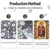DIY 3D Pearl Diamond Painting Art Set Saint Religious Icon Home Decor Art Set Wall Art